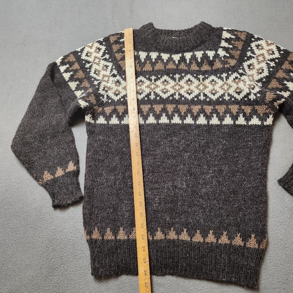 Vintage F.C.O. Striped Knit Sweater M - Picture 10 of 11